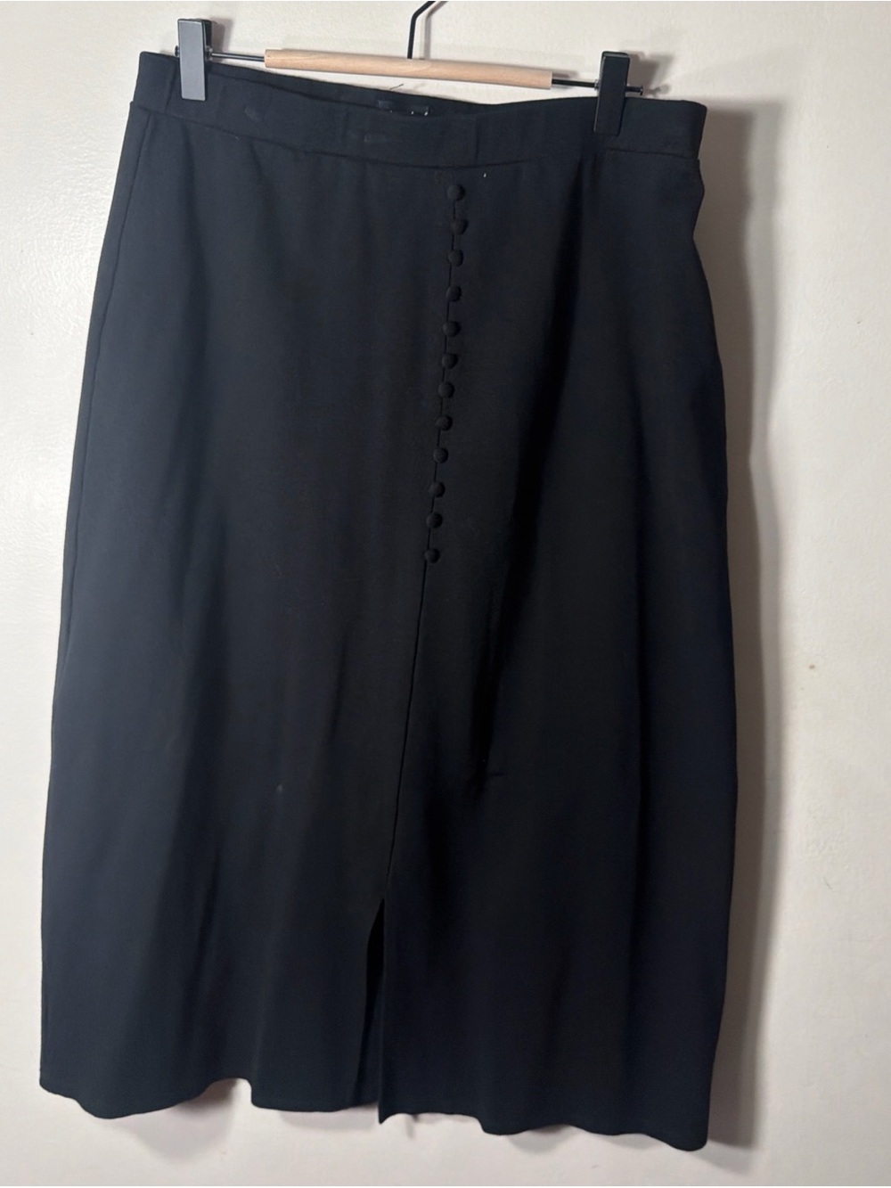 Classic Black Women's Midi Skirt